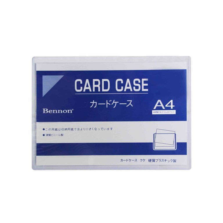 BENNON ซองเอกสารพลาสติกแข็ง เบนน่อน A4 CARD CASE