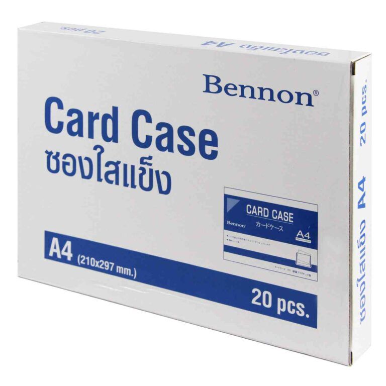 BENNON ซองเอกสารพลาสติกแข็ง เบนน่อน A4 CARD CASE - Image 4