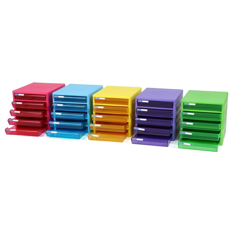 ตู้เอกสาร 5 ชั้น ออร์ก้า ORCA TCB-5 โครงเขียวลิ้นชักเขียวใส - Image 2
