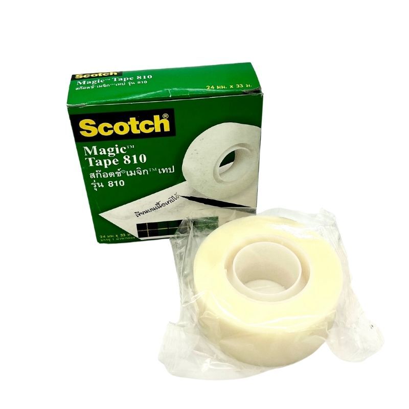 เทปขุ่น สก๊อตช์ SCOTCH (3M) #810 (36 หลา แกน 1 นิ้ว) - Image 2
