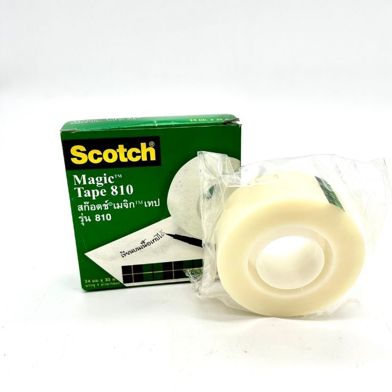 เทปขุ่น สก๊อตช์ SCOTCH (3M) #810 (36 หลา แกน 1 นิ้ว) - Image 3