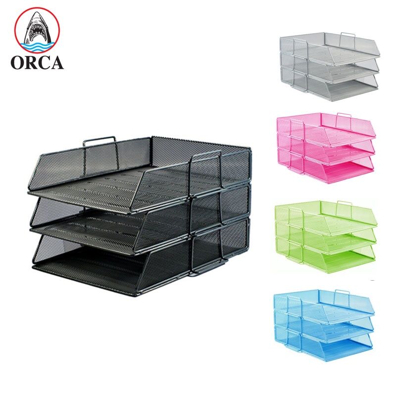 ORCA ถาดเหล็กใส่เอกสาร 3 ชั้น ออร์ก้า H-0831 - Image 4