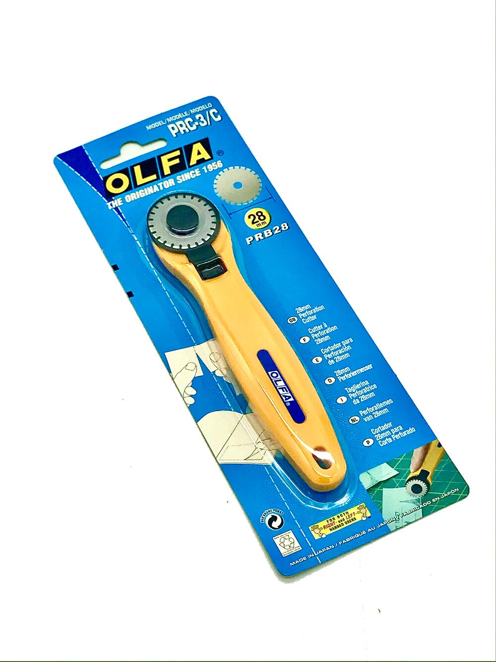 คัตเตอร์ตัดปรุ แบบโรตารี OLFA PRC-3/C (28 mm.) - Image 3
