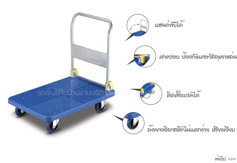 รถเข็นไฟเบอร์เทค แฮนด์พับได้ แฮปปี้มูฟ HM311 450กก. - Image 3