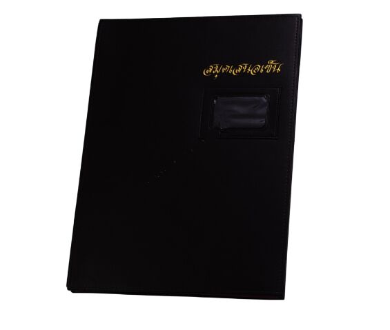 แฟ้มสมุดเสนอเซนต์ ปกหนังเทียม ตราขวาน No.330F (F4) - Image 2