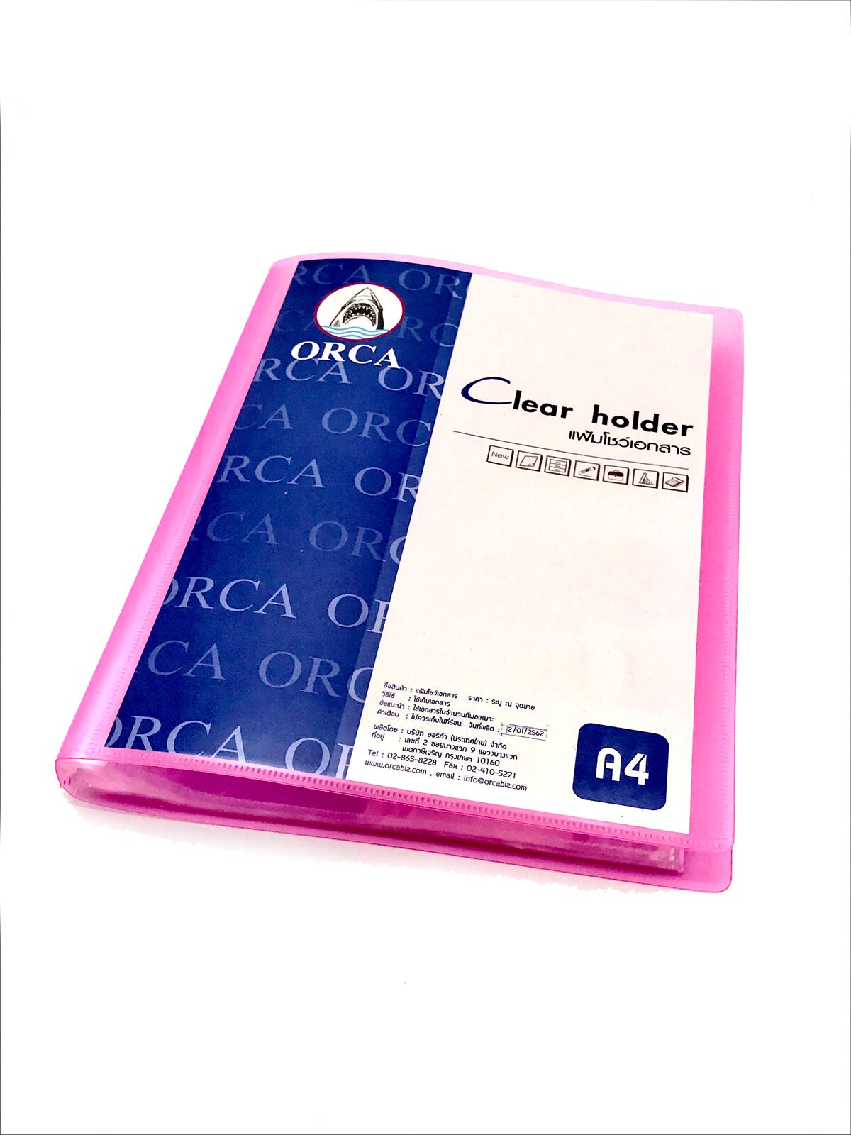 ORCA แฟ้มโชว์เอกสาร ออร์ก้า ปกสีใส สอดปกได้ NHA-141 (40 ไส้) - Image 6