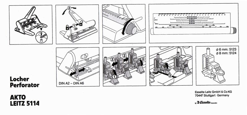 เครื่องเจาะกระดาษ LEITZ ไลทซ์ เบอร์ 5114 (เจาะ 4 รู เพิ่มเป็น 6,8,10รู ได้) เจาะหนา 30 แผ่น - Image 2