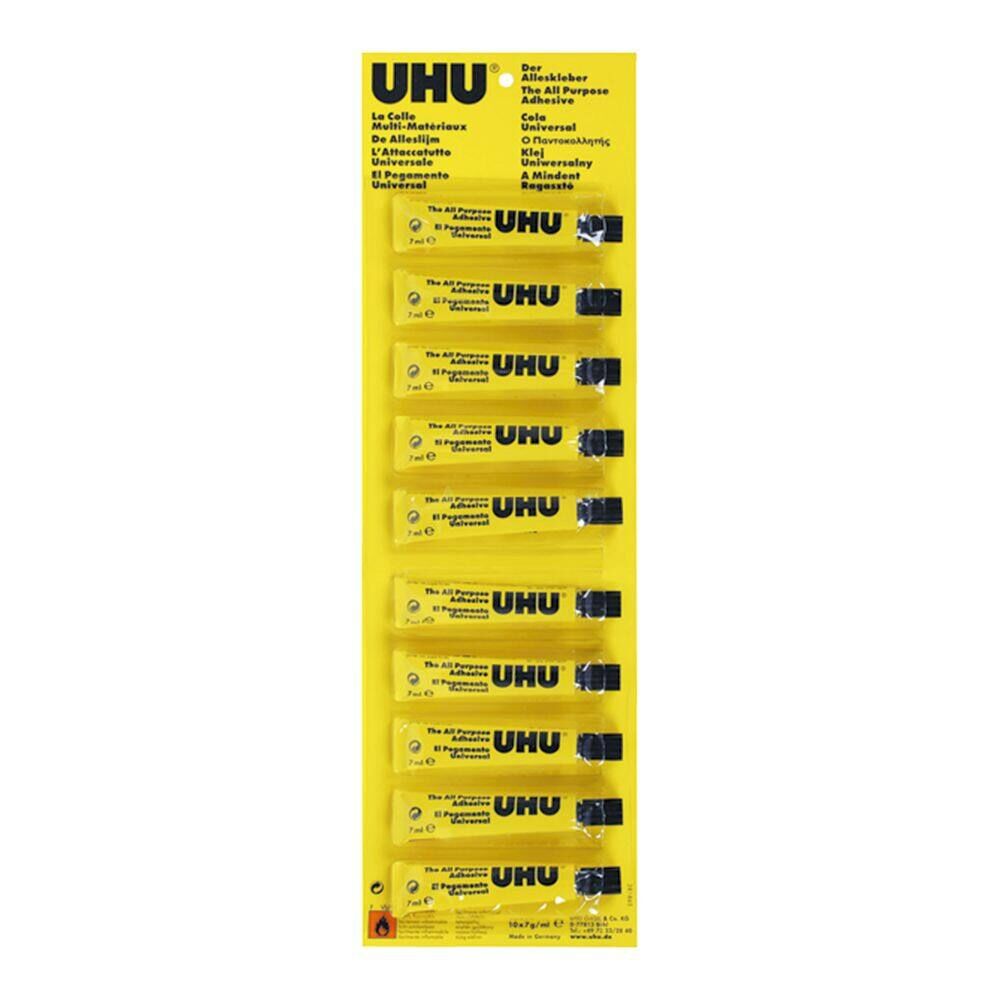UHU กาวสารพัดประโยชน์ยู้ฮู 7ml บรรจุ10หลอด/แพ็ค - Image 2