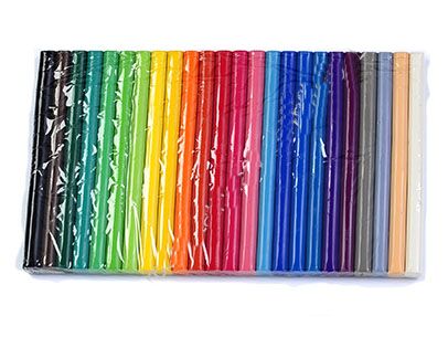 ดินน้ำมันวิทยาศาสตร์ไร้สารพิษ NEW CLAY JS-1000 (Non-Toxic Clay) 24 สีต่อแพ็ค - Image 2