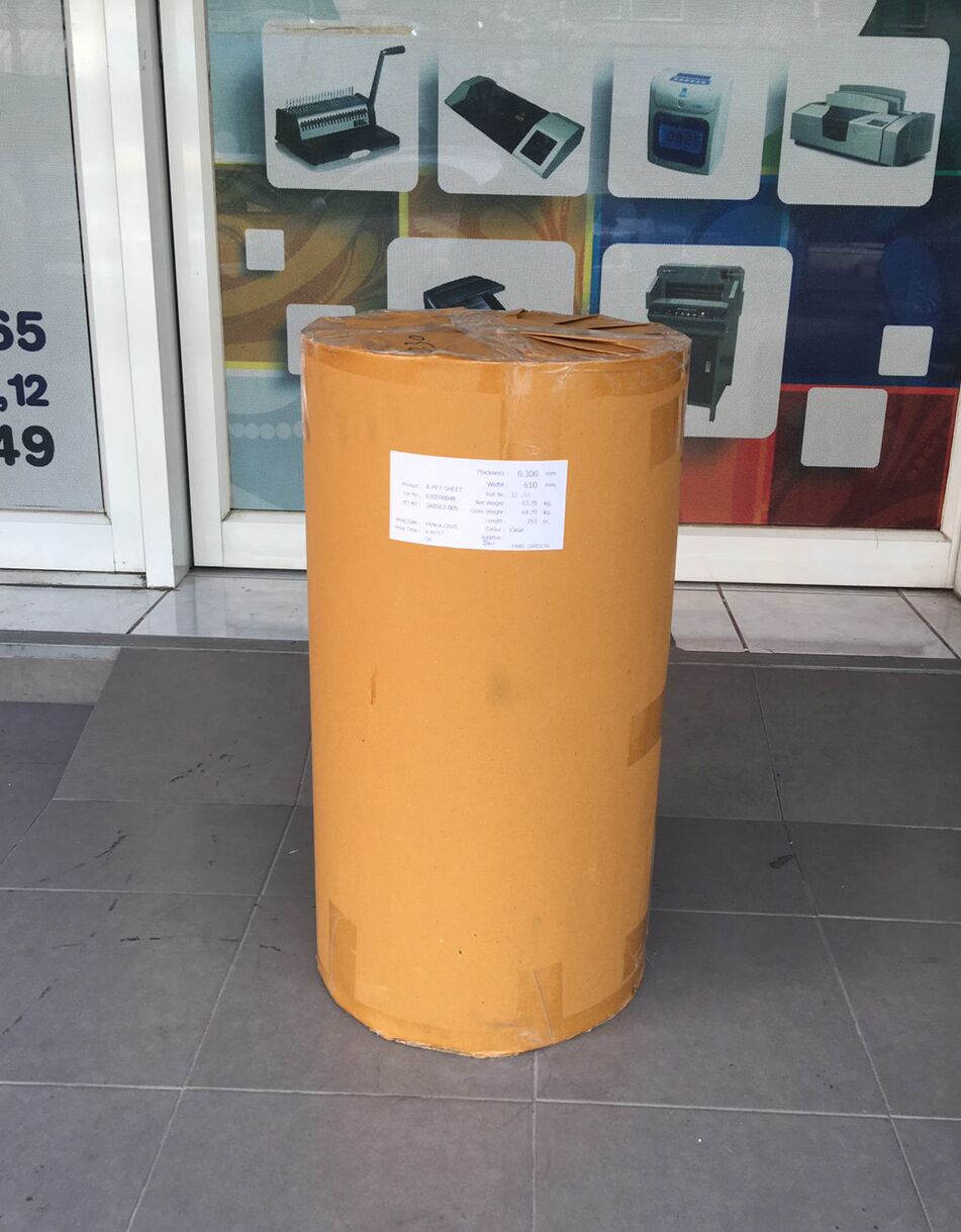 ปกพลาสติกใส PET 300 ไมครอน ชนิดม้วน 61ซม. x 250เมตร - Image 3