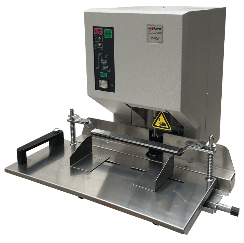SYSFORM D-50A เครื่องเจาะรูกระดาษไฟฟ้า เจาะรูกระดาษหนา 500 แผ่น - Image 5