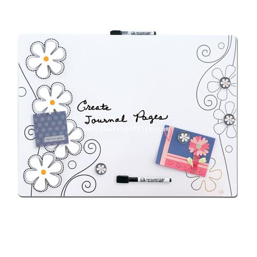 กระดานไวท์บอร์ด Foam Flower Tin Board