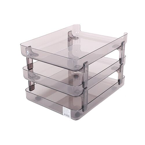 ORCA ถาดเอกสารพลาสติก 3 ชั้น ออร์ก้า รุ่น DT-S3N ใส - Image 6