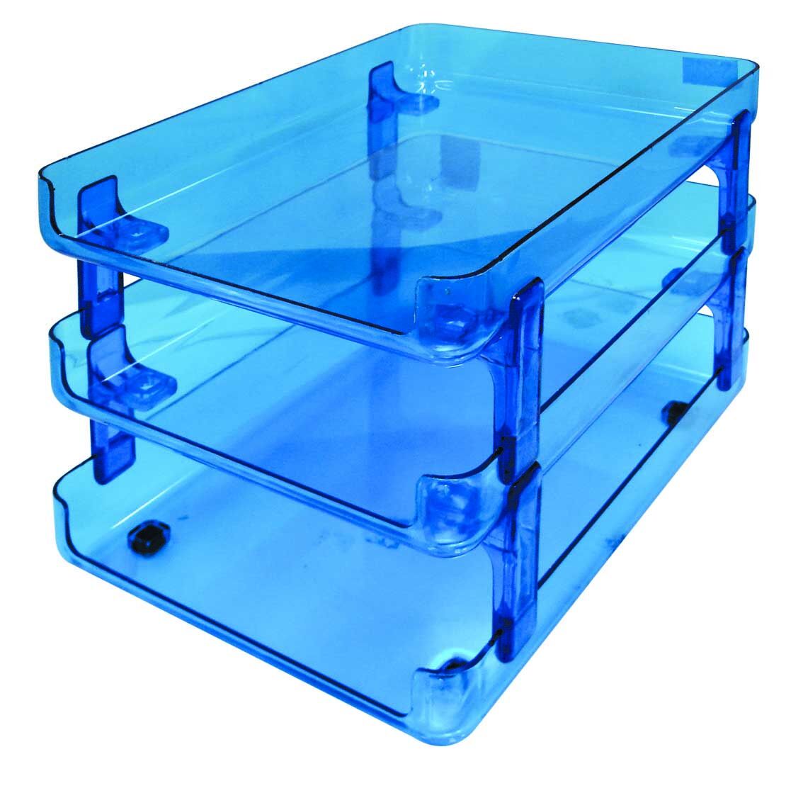 ORCA ถาดเอกสารพลาสติก 3 ชั้น ออร์ก้า รุ่น DT-S3N ใส - Image 3