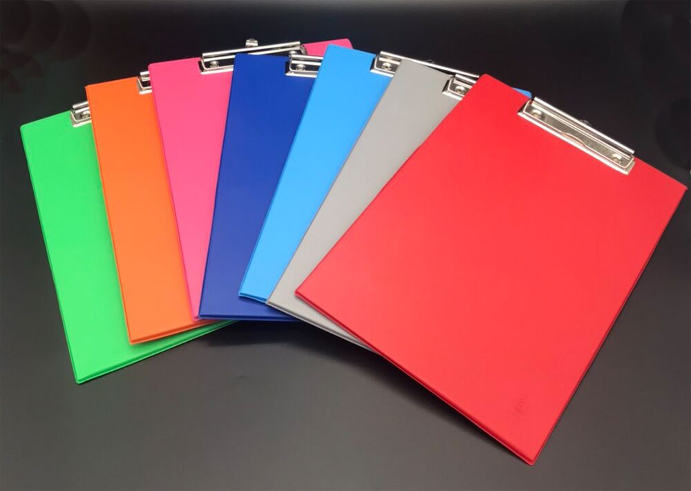 คลิปบอร์ดปกหนังเทียม A4 ออร์ก้า No.102 (ORCA Clipboard ) คละสี - Image 3