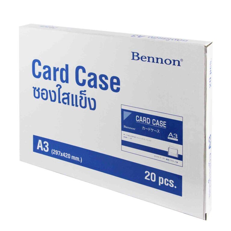 ซองพลาสติกแข็ง เบนน่อน A3 BENNON CARD CASE - Image 4