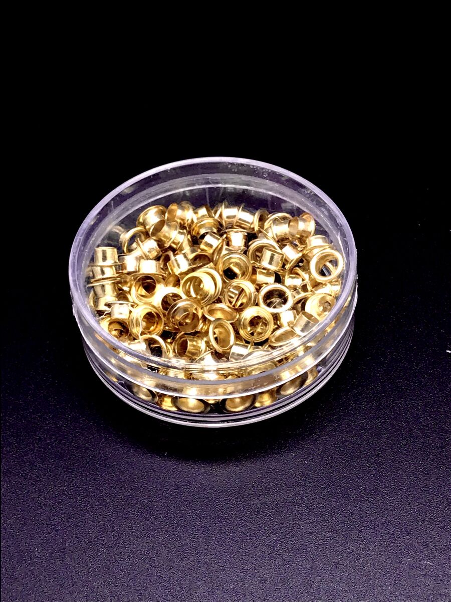 ลูกเจาะตาไก่ทองเหลือง FANCY PINS ตราสมอ (1x100ตัว) - Image 5
