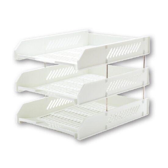 ถาดเอกสารพลาสติก 3 ชั้น ORCA ออร์ก้า L-3 สีทึบ - Image 3