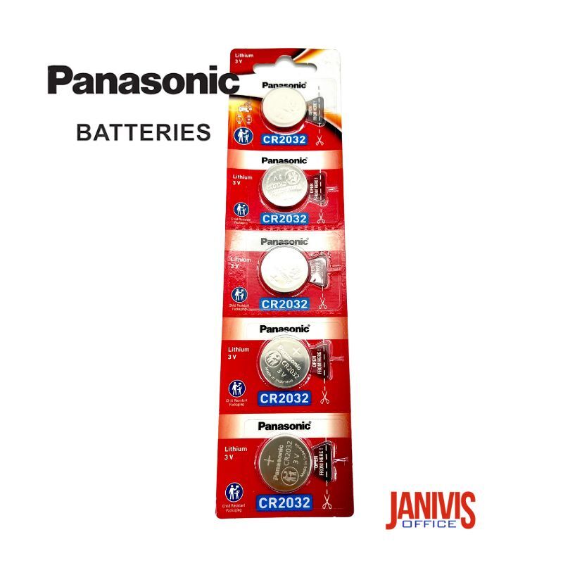 ถ่านเม็ดกระดุม PANASONIC พานาโซนิค รุ่น CR-2032 (5 ก้อน/แพ็ค) - Image 3