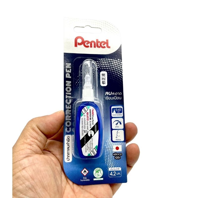 PENTELน้ำยาลบคำผิด เพนเทล ฟายน์พ้อยท์ ZL102-W(4.2ml) - Image 2