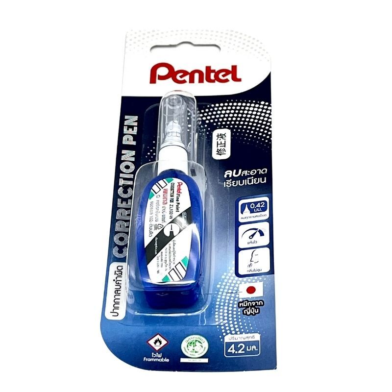 PENTELน้ำยาลบคำผิด เพนเทล ฟายน์พ้อยท์ ZL102-W(4.2ml) - Image 3