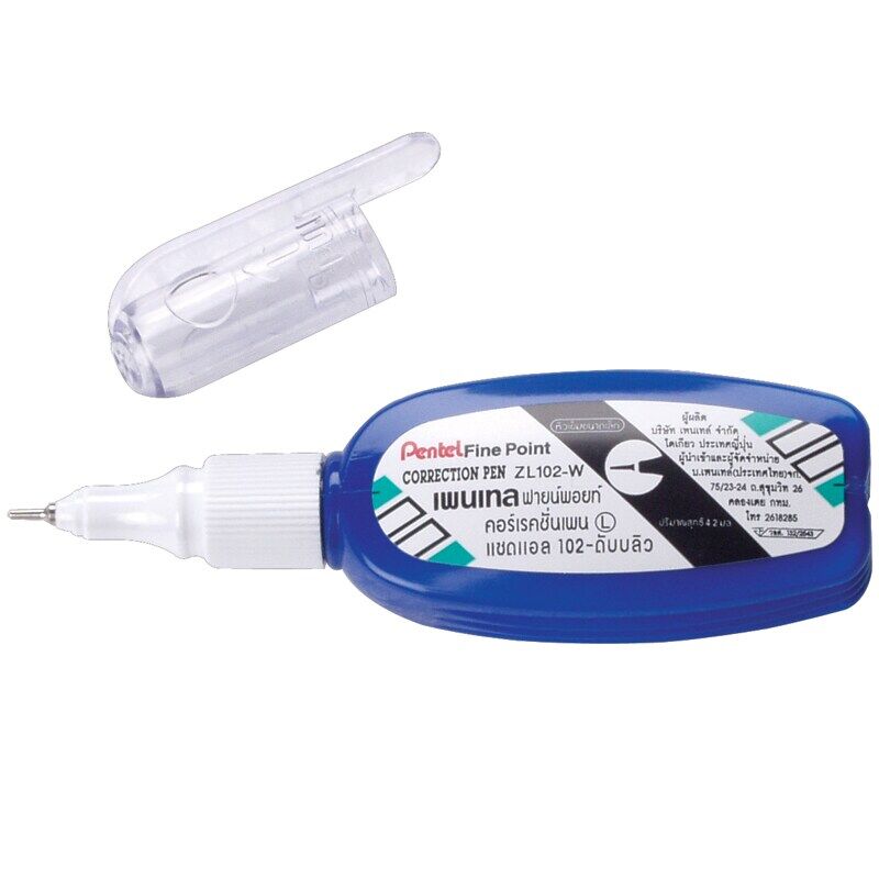 PENTELน้ำยาลบคำผิด เพนเทล ฟายน์พ้อยท์ ZL102-W(4.2ml) - Image 4