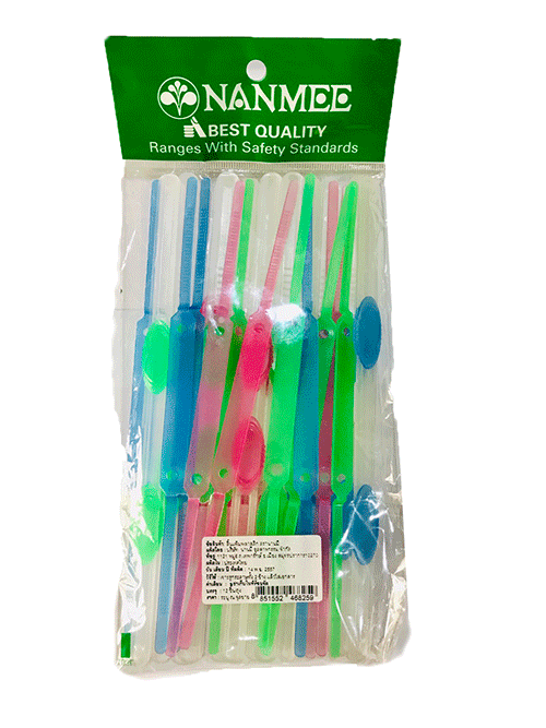 ลิ้นแฟ้มพลาสติก นานมี NM-222/P(แพ็คละ12ชุด) - Image 3
