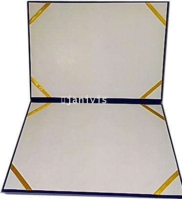 แฟ้มกล่าวรายงานปกผ้าไหม A4 ครุฑ หลากสี - Image 2