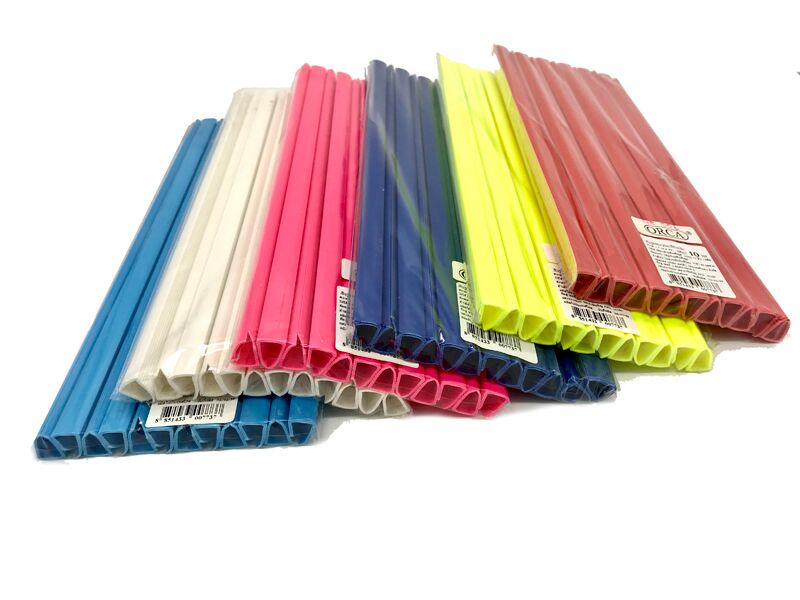 สันรูดพลาสติก ORCA ขนาด 10 มม. A4 คละสี 12 อัน/แพ็ค - Image 2