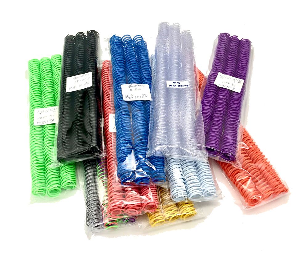 สันเกลียวพลาสติก PVC coilbinding ขนาด 18 มม. (10อัน/แพ็ค) - Image 3