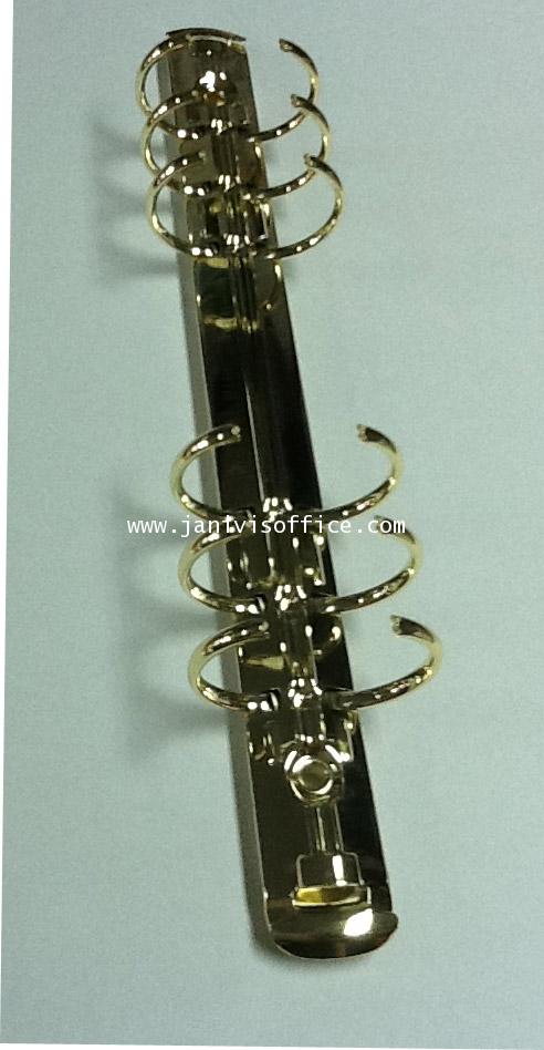 ห่วงเหล็กออแกนไนซ์เซอร์ 6 ห่วง 25มม. (F216/6/25R) สีทองวาว - Image 3