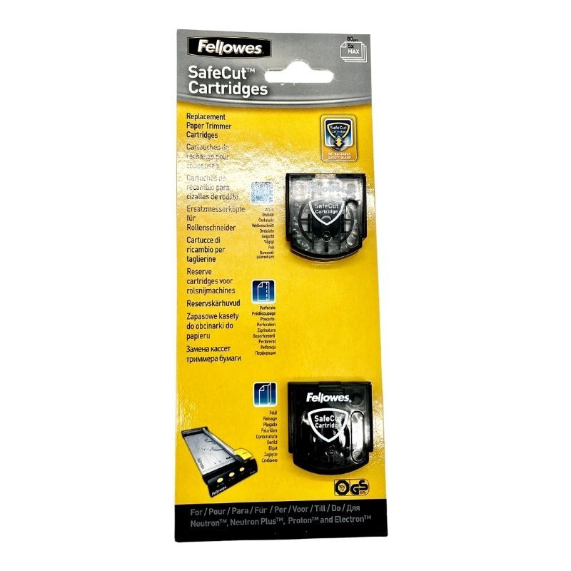 ใบมีดสำหรับแท่นตัดกระดาษFELLOWES(แบบตัดหยัก+ตัดพับ)2อัน2แบบในแพ็คเดียวกัน - Image 7