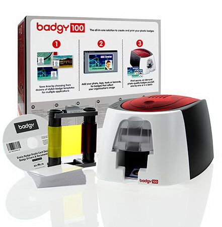 EVOLIS เครื่องพิมพ์บัตรพนักงาน รุ่น Badgy 100 - Image 2