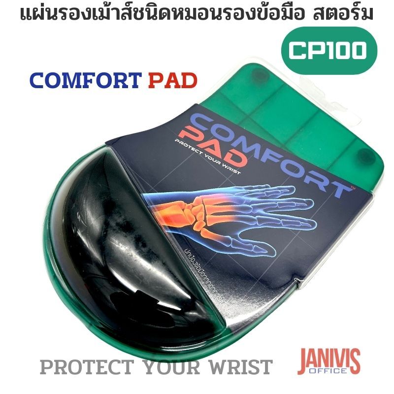 แผ่นรองเม้าส์ มีหมอนรองข้อมือ สตอร์ม STORM CP100 Mouse Comfort Pad - Image 2