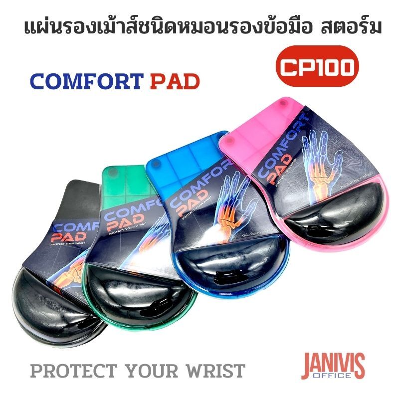 แผ่นรองเม้าส์ มีหมอนรองข้อมือ สตอร์ม STORM CP100 Mouse Comfort Pad - Image 5