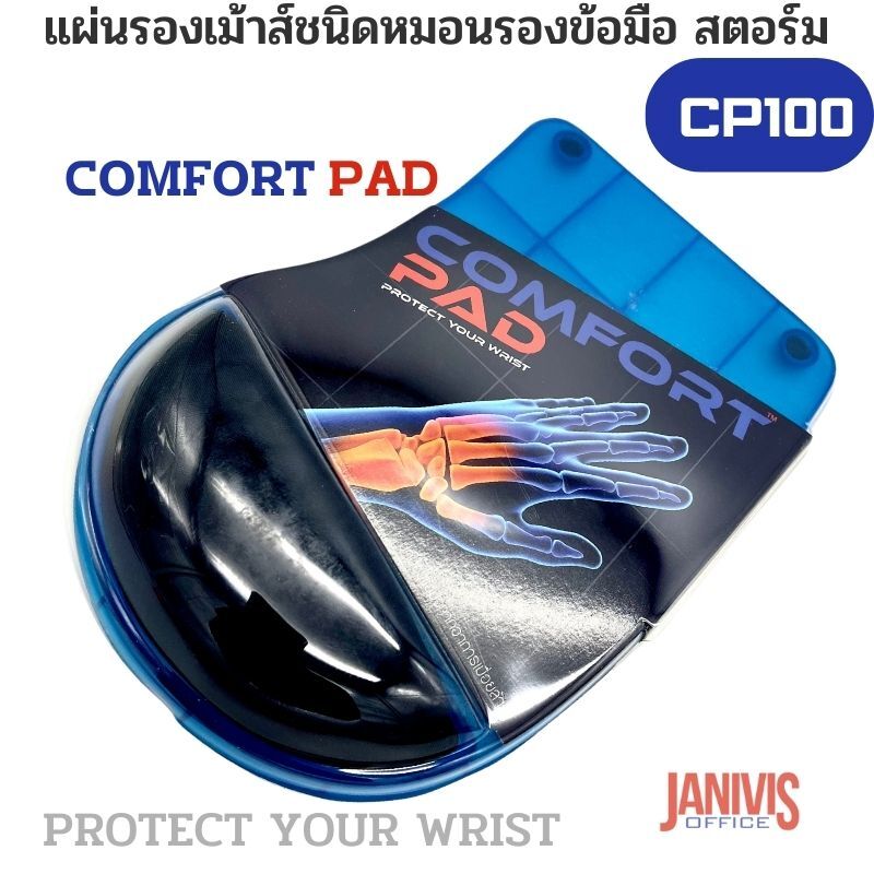 แผ่นรองเม้าส์ มีหมอนรองข้อมือ สตอร์ม STORM CP100 Mouse Comfort Pad - Image 6