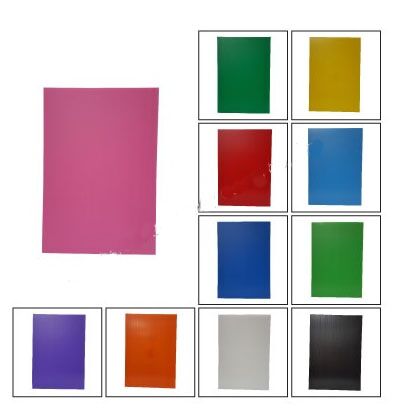 แผ่นพลาสติกลูกฟูกฟิวเจอร์บอร์ด ขนาด A4 หนา2มม.(20แผ่น)