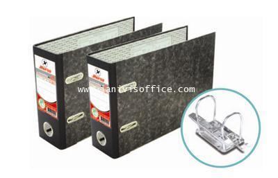 แฟ้มสันกว้าง ตราม้า H-401S ขนาด A5 สัน 3 นิ้ว ดำ (12 เล่ม/แพ็ค) - Image 3