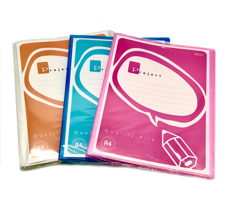 ORCA แฟ้มโชว์เอกสาร A4 ออร์ก้า NHA-121 (20 ไส้) มีซองด้านหน้า - Image 6