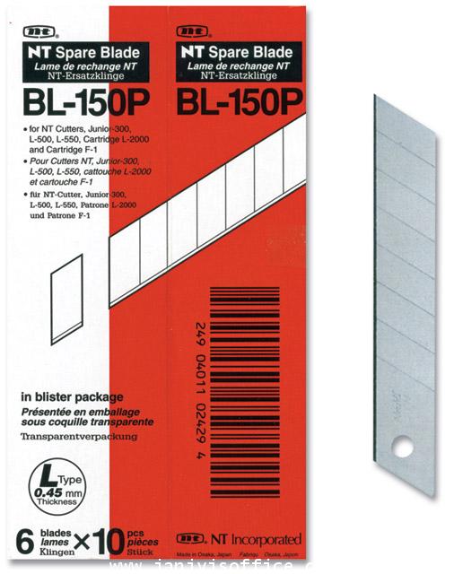 ใบมีดคัตเตอร์ NT BL-150P 1*60 ใบ