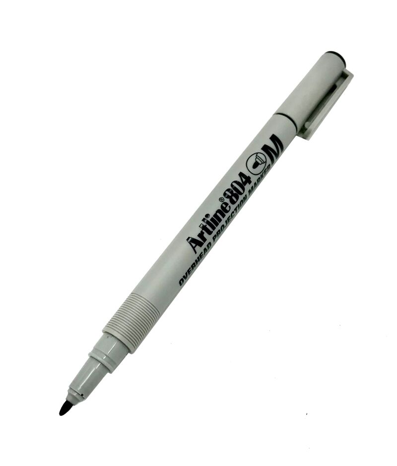 ปากกาเขียนแผ่นใสลบได้ Artline EK-804 (M) หัวขนาด 1.0 มม. (12 ด้าม/กล่อง) - Image 3
