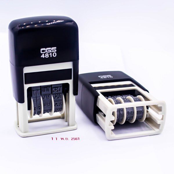 ตรายางวันที่หมึกในตัว ภาษาไทย ขนาด 3.8มม. A-LINE AL-S120 E หมึกน้ำเงิน - Image 2