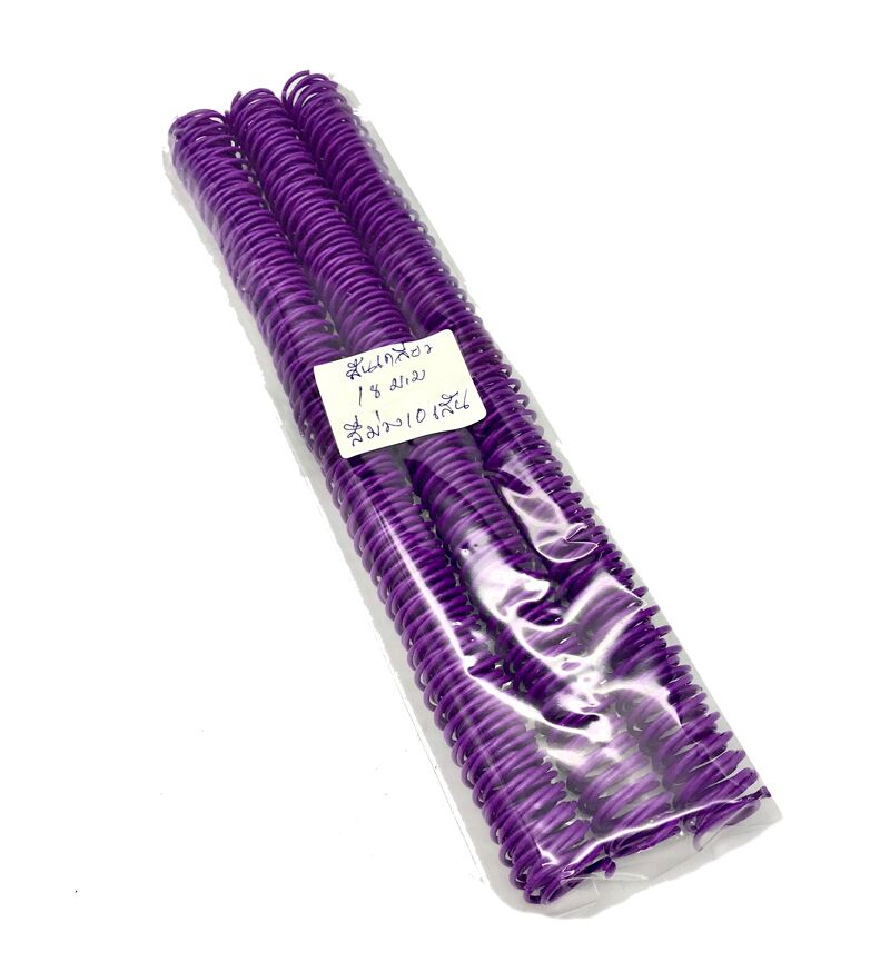 สันเกลียวพลาสติก PVC coilbinding ขนาด 18 มม. (10อัน/แพ็ค) - Image 8
