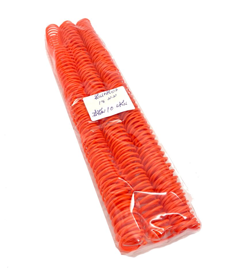 สันเกลียวพลาสติก PVC coilbinding ขนาด 18 มม. (10อัน/แพ็ค) - Image 4